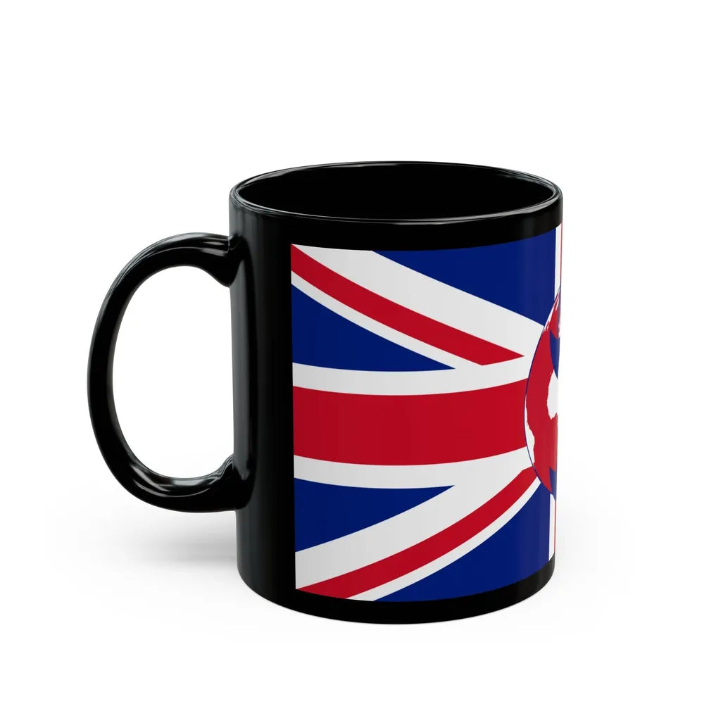 Flag of Transglobe Expedition - Black Coffee Mug-Go Mug Yourself