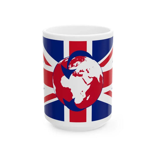 Flag of Transglobe Expedition - White Coffee Mug 15oz - Go Mug Yourself