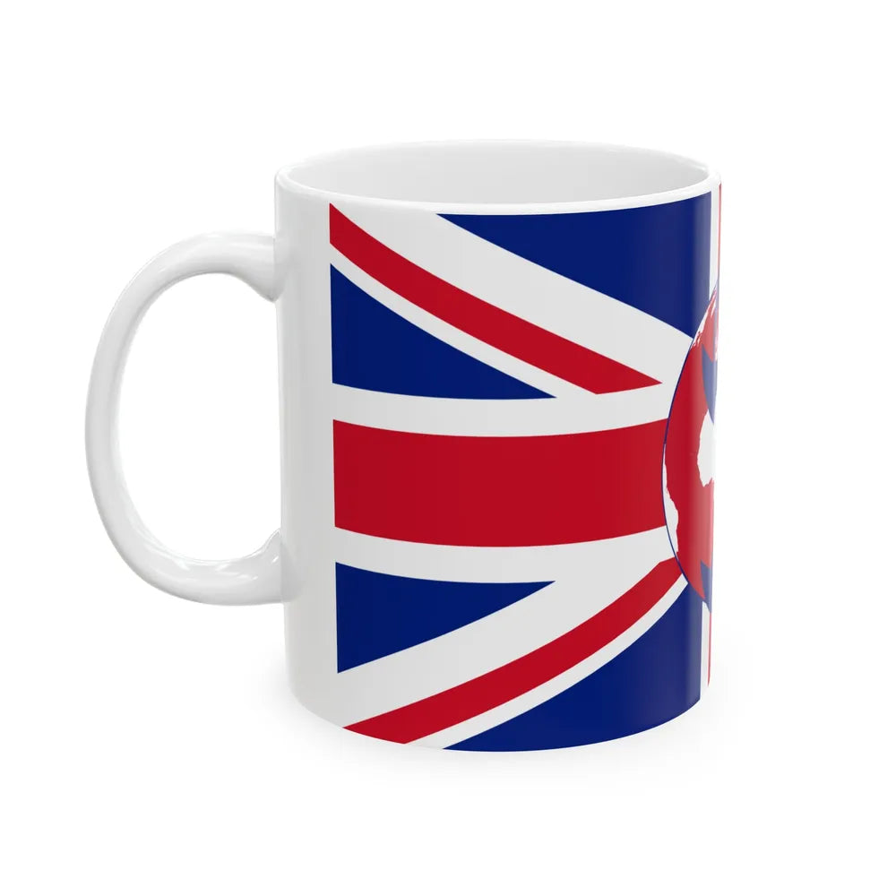 Flag of Transglobe Expedition - White Coffee Mug-Go Mug Yourself