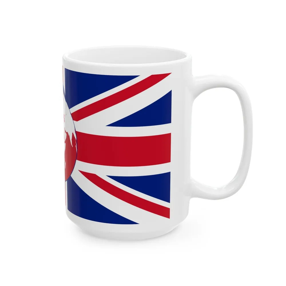 Flag of Transglobe Expedition - White Coffee Mug-Go Mug Yourself