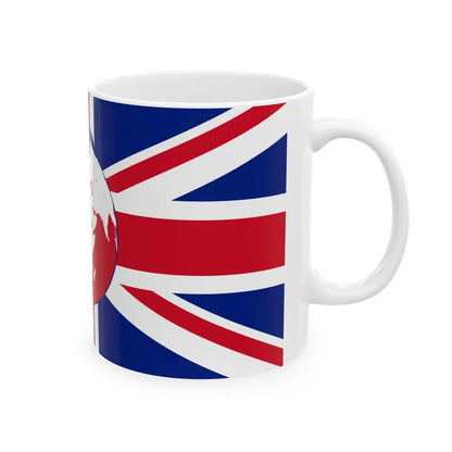 Flag of Transglobe Expedition - White Coffee Mug-Go Mug Yourself