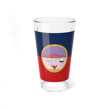 Flag of Trat Province (Thailand) Pint Glass 16oz 16oz - Go Mug Yourself