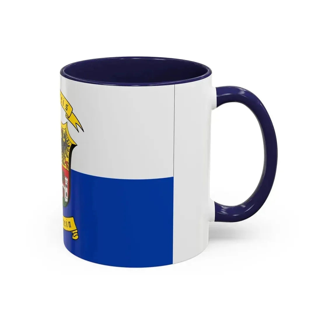 Flag of Traunstein Germany - Accent Coffee Mug - Go Mug Yourself