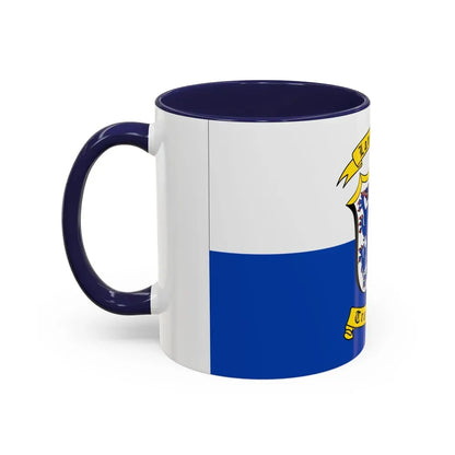 Flag of Traunstein Germany - Accent Coffee Mug - Go Mug Yourself