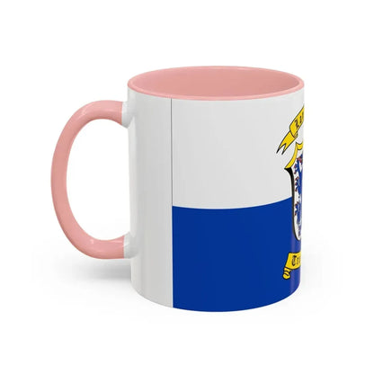 Flag of Traunstein Germany - Accent Coffee Mug - Go Mug Yourself