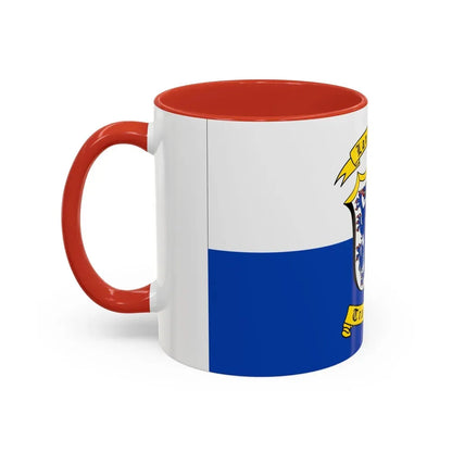 Flag of Traunstein Germany - Accent Coffee Mug - Go Mug Yourself