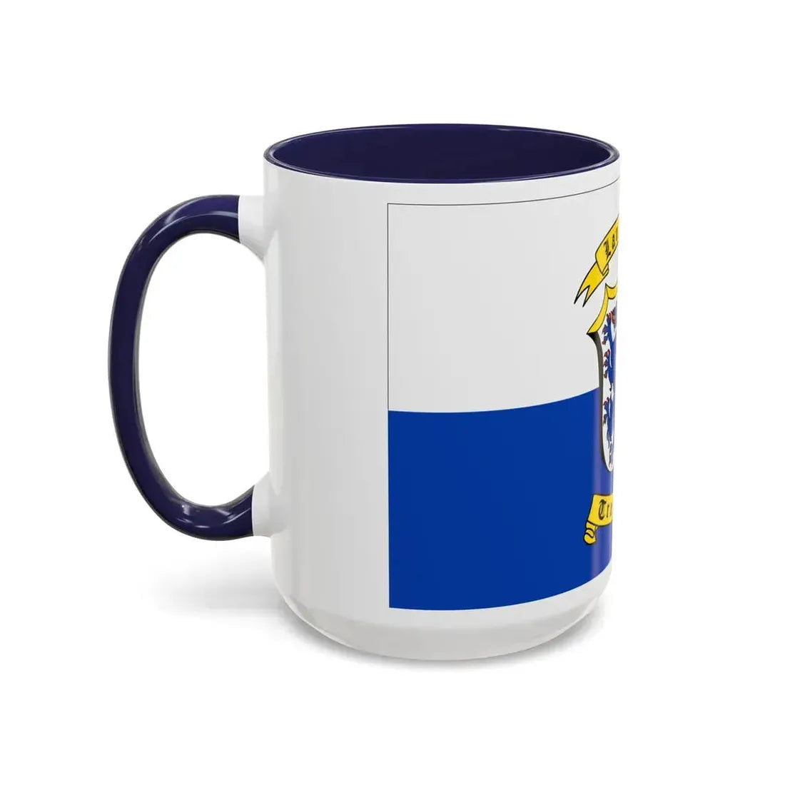 Flag of Traunstein Germany - Accent Coffee Mug - Go Mug Yourself
