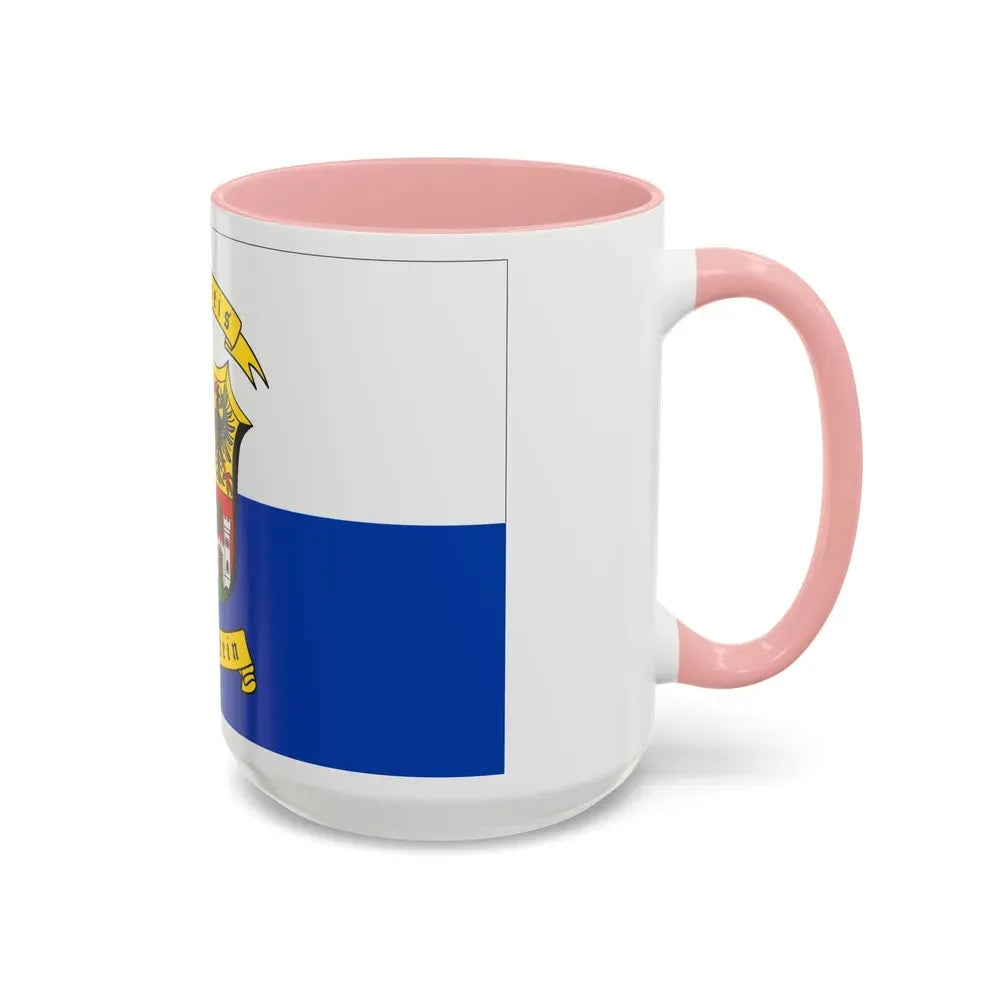 Flag of Traunstein Germany - Accent Coffee Mug - Go Mug Yourself