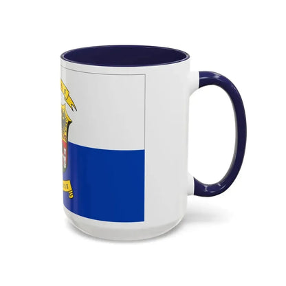 Flag of Traunstein Germany - Accent Coffee Mug - Go Mug Yourself