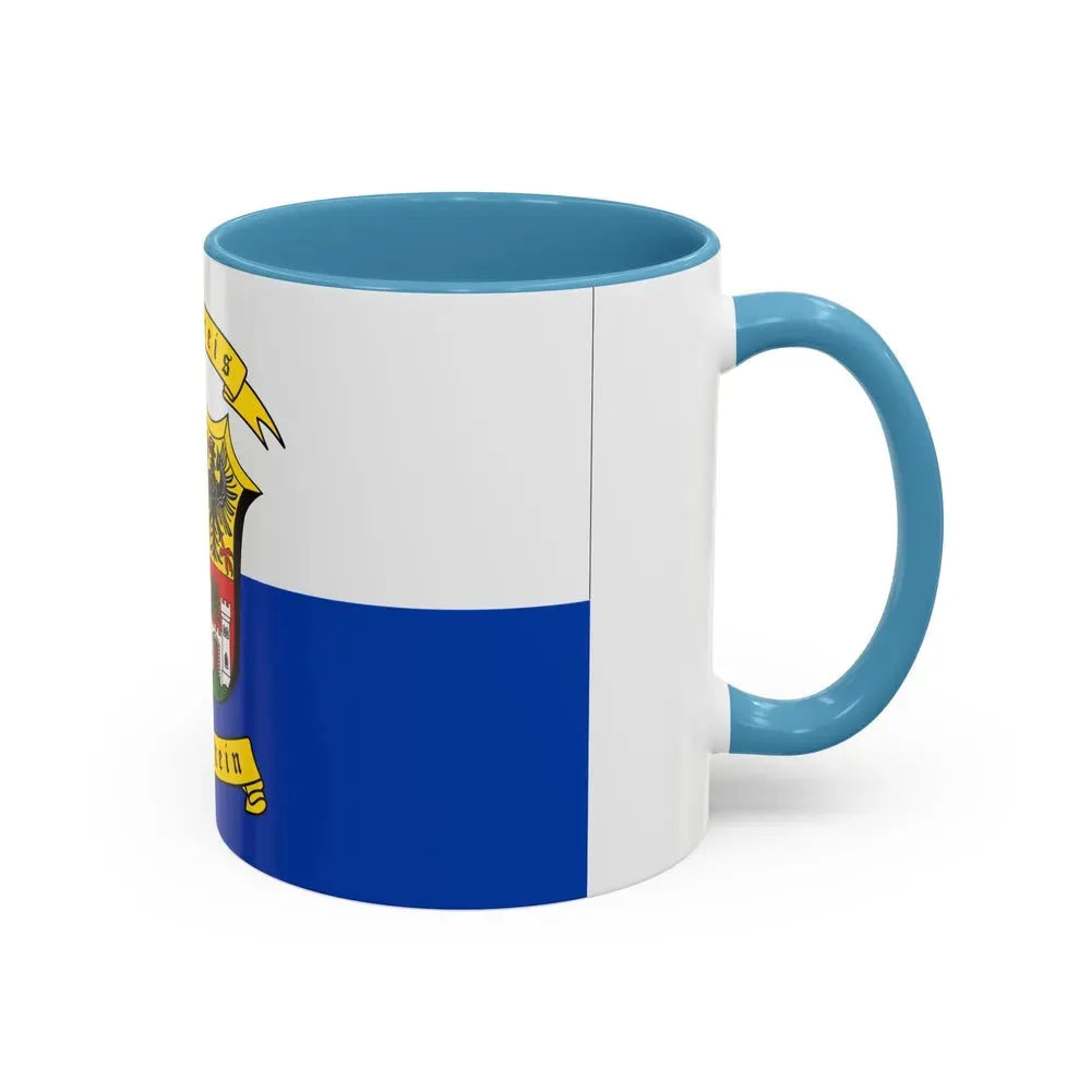 Flag of Traunstein Germany - Accent Coffee Mug - Go Mug Yourself