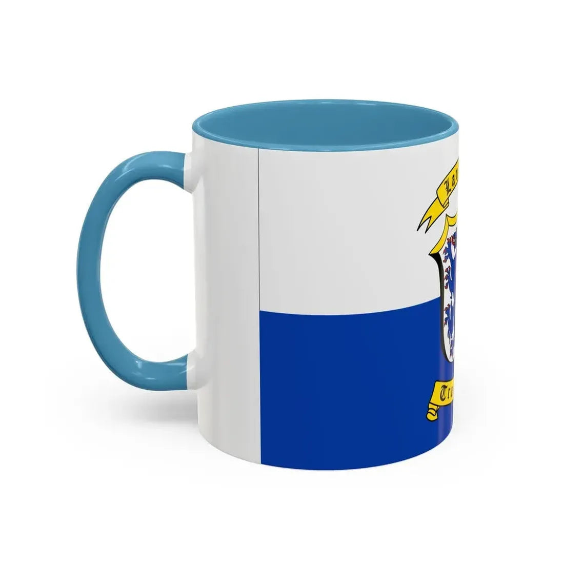 Flag of Traunstein Germany - Accent Coffee Mug - Go Mug Yourself