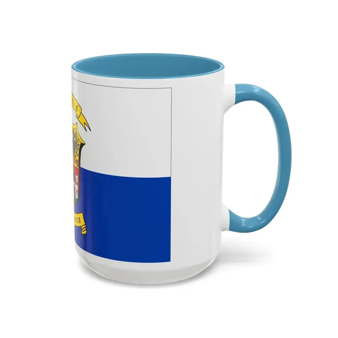 Flag of Traunstein Germany - Accent Coffee Mug - Go Mug Yourself