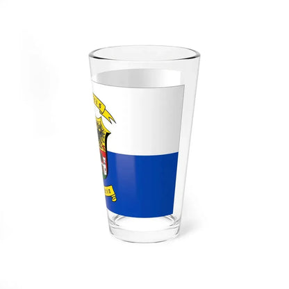 Flag of Traunstein Germany - Pint Glass 16oz - Go Mug Yourself