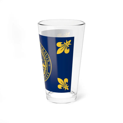 Flag of Travis County Texas (United States) Pint Glass 16oz - Go Mug Yourself
