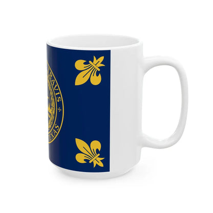 Flag of Travis County Texas (United States) White Coffee Mug - Go Mug Yourself