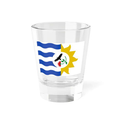Flag of Treinta y Tres Department (Uruguay) Shot Glass 1.5oz 1.5oz - Go Mug Yourself