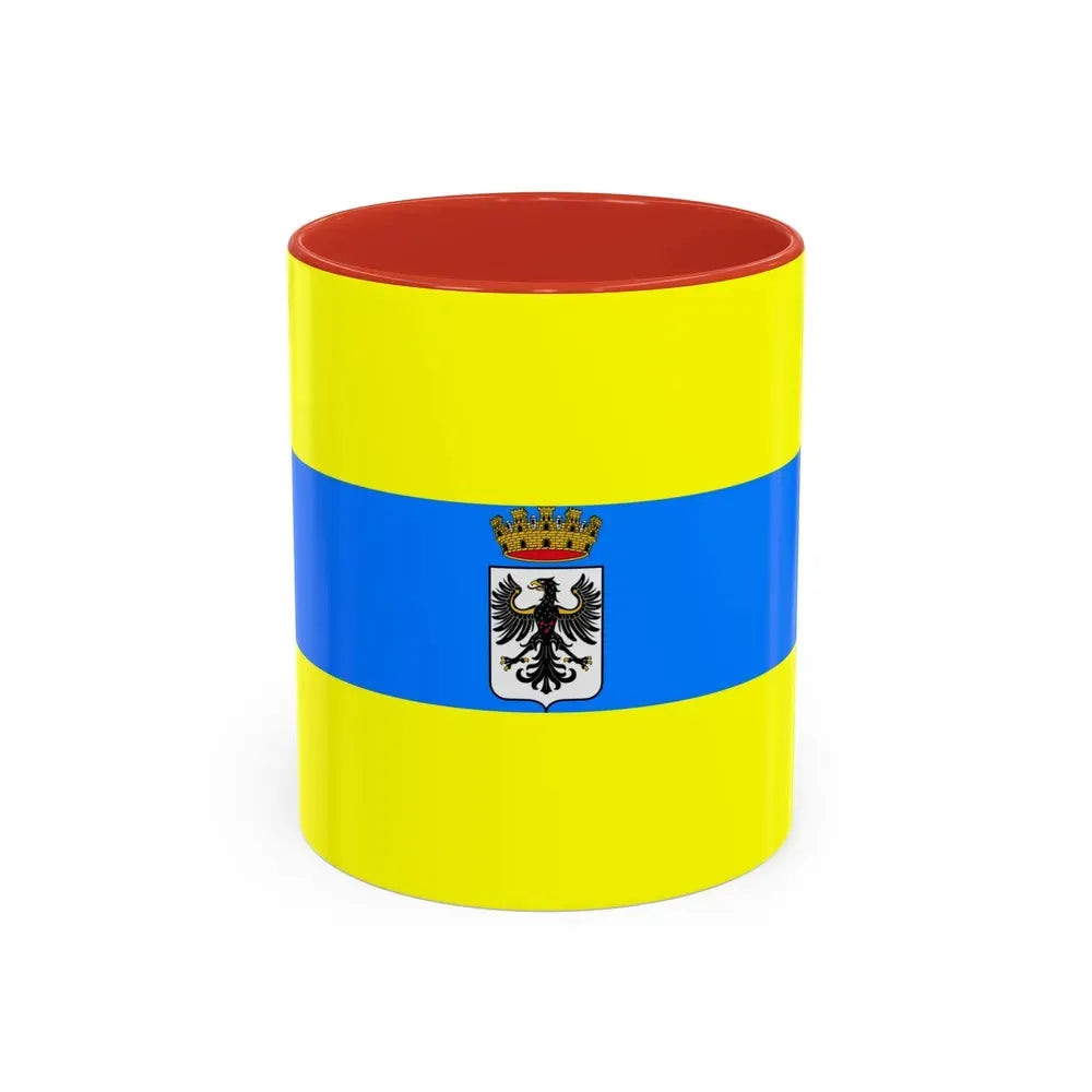 Flag of Trento Italy - Accent Coffee Mug 11oz Red - Go Mug Yourself
