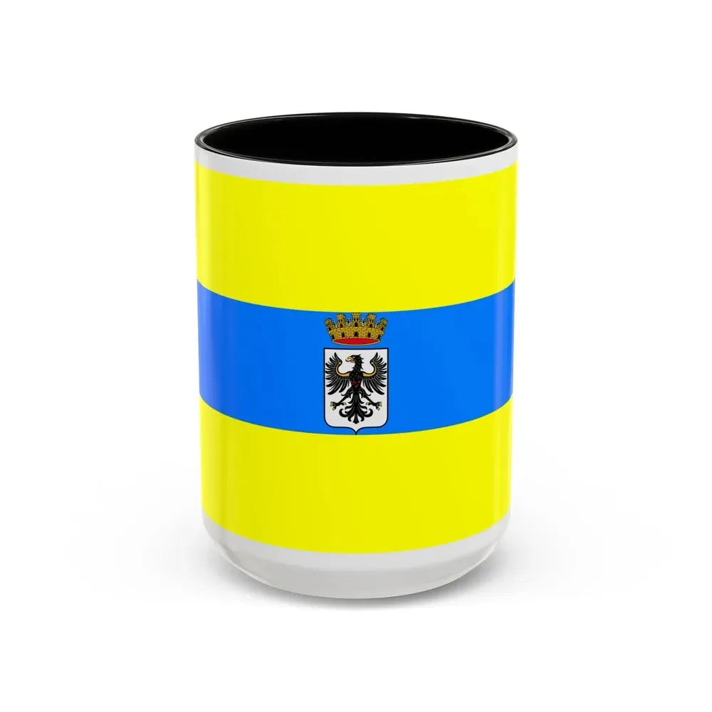Flag of Trento Italy - Accent Coffee Mug 15oz Black - Go Mug Yourself