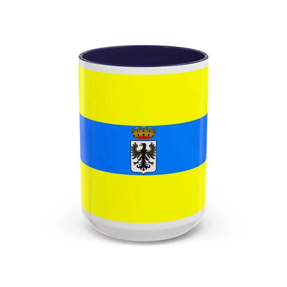 Flag of Trento Italy - Accent Coffee Mug 15oz Navy - Go Mug Yourself