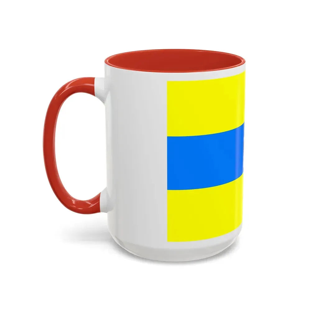 Flag of Trento Italy - Accent Coffee Mug - Go Mug Yourself