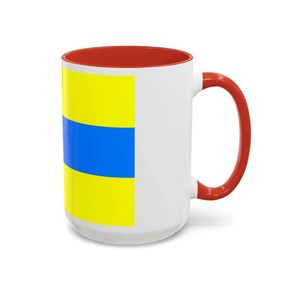 Flag of Trento Italy - Accent Coffee Mug - Go Mug Yourself