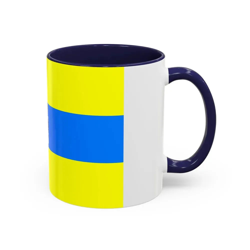 Flag of Trento Italy - Accent Coffee Mug - Go Mug Yourself