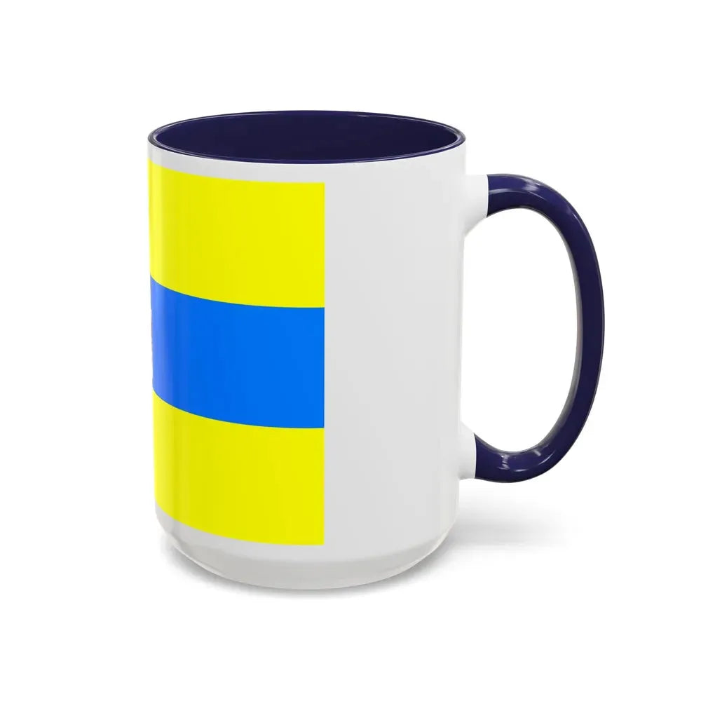 Flag of Trento Italy - Accent Coffee Mug - Go Mug Yourself