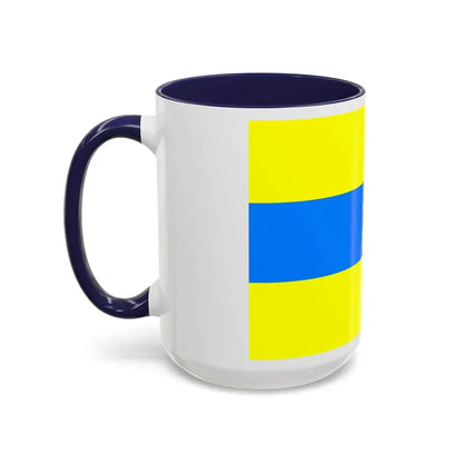Flag of Trento Italy - Accent Coffee Mug - Go Mug Yourself