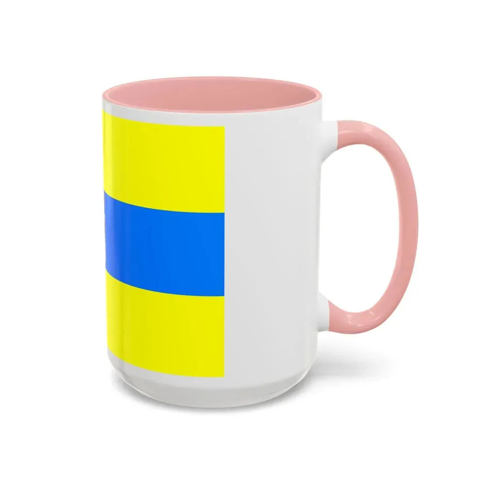 Flag of Trento Italy - Accent Coffee Mug - Go Mug Yourself