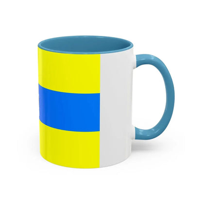 Flag of Trento Italy - Accent Coffee Mug - Go Mug Yourself