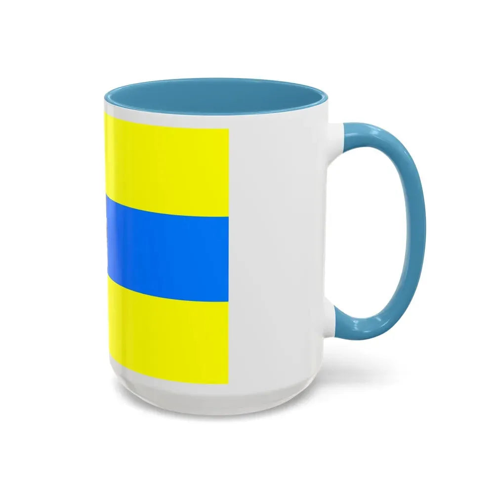 Flag of Trento Italy - Accent Coffee Mug - Go Mug Yourself