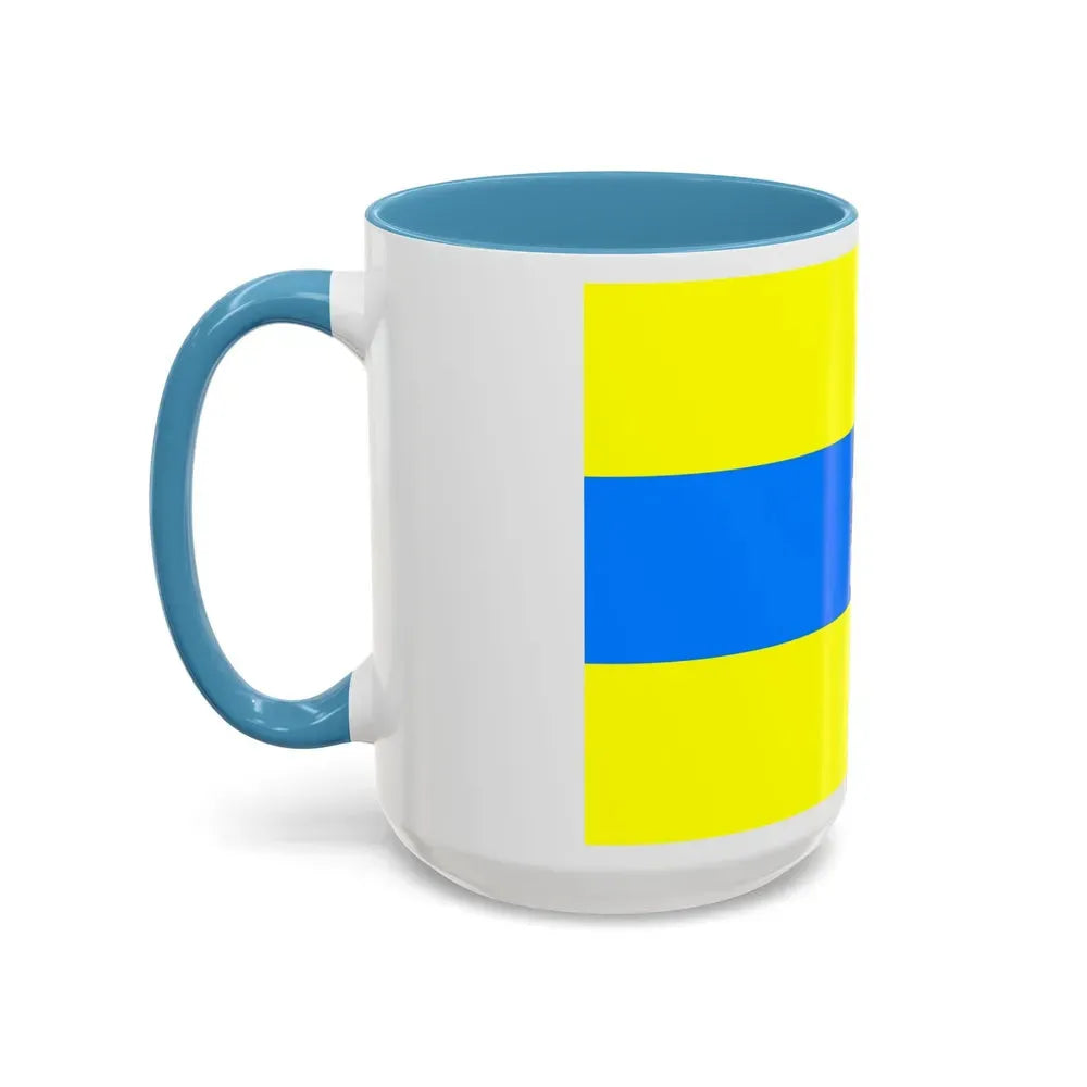 Flag of Trento Italy - Accent Coffee Mug - Go Mug Yourself