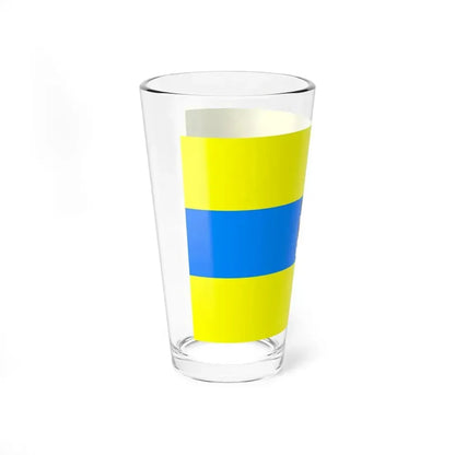 Flag of Trento Italy - Pint Glass 16oz - Go Mug Yourself