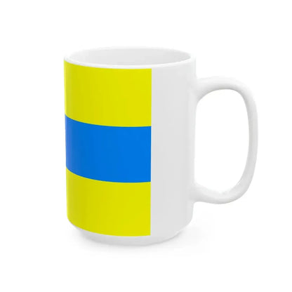 Flag of Trento (Italy) White Coffee Mug - Go Mug Yourself