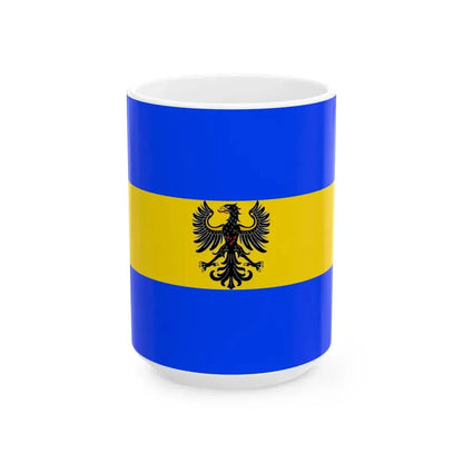 Flag of Trento mod. Vittoriale (Italy) White Coffee Mug 15oz - Go Mug Yourself