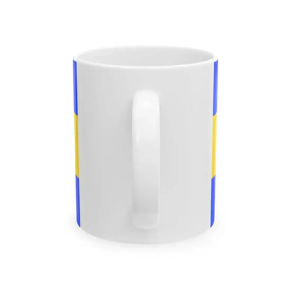 Flag of Trento mod. Vittoriale (Italy) White Coffee Mug - Go Mug Yourself