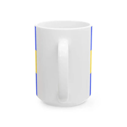 Flag of Trento mod. Vittoriale (Italy) White Coffee Mug - Go Mug Yourself