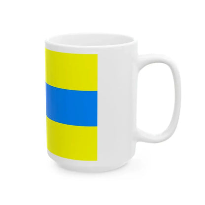 Flag of Trento without CoA (Italy) White Coffee Mug - Go Mug Yourself