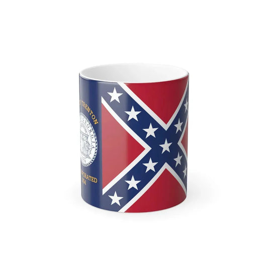 Flag of Trenton, Georgia - Color Changing Coffee Mug 11oz - Go Mug Yourself