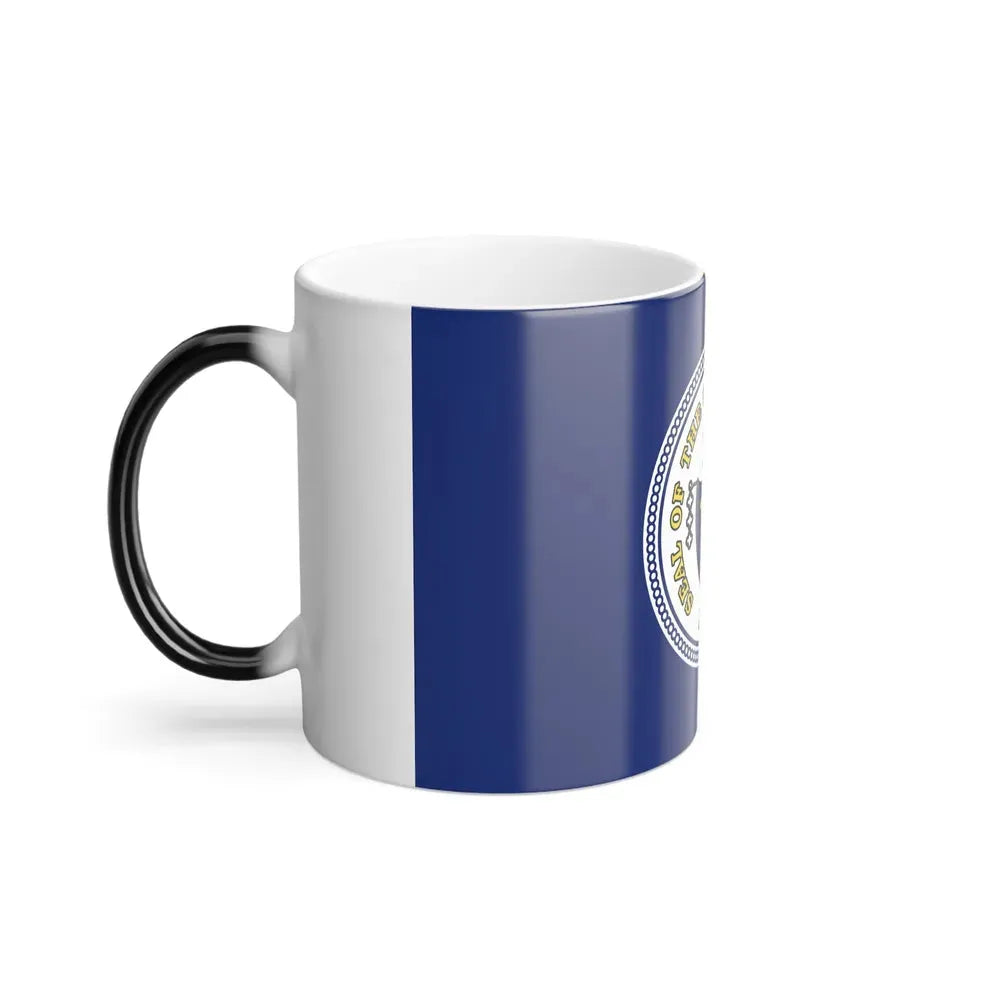 Flag of Trenton, New Jersey - Color Changing Coffee Mug - Go Mug Yourself