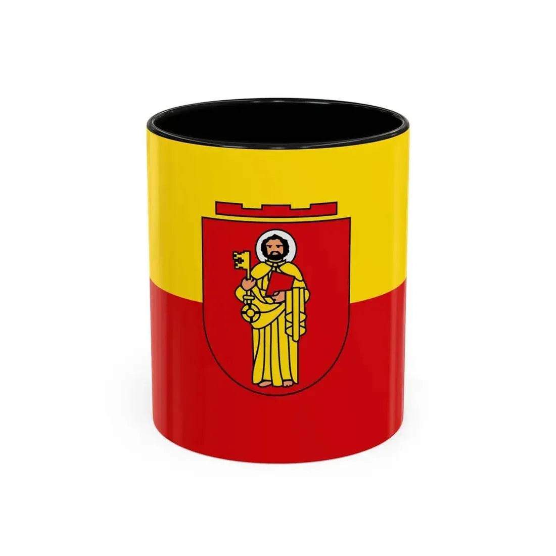 Flag of Trier Germany - Accent Coffee Mug 11oz Black - Go Mug Yourself