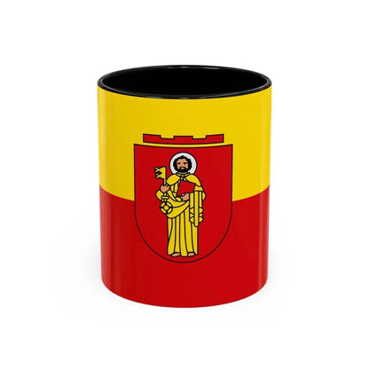 Flag of Trier Germany - Accent Coffee Mug 11oz Black - Go Mug Yourself