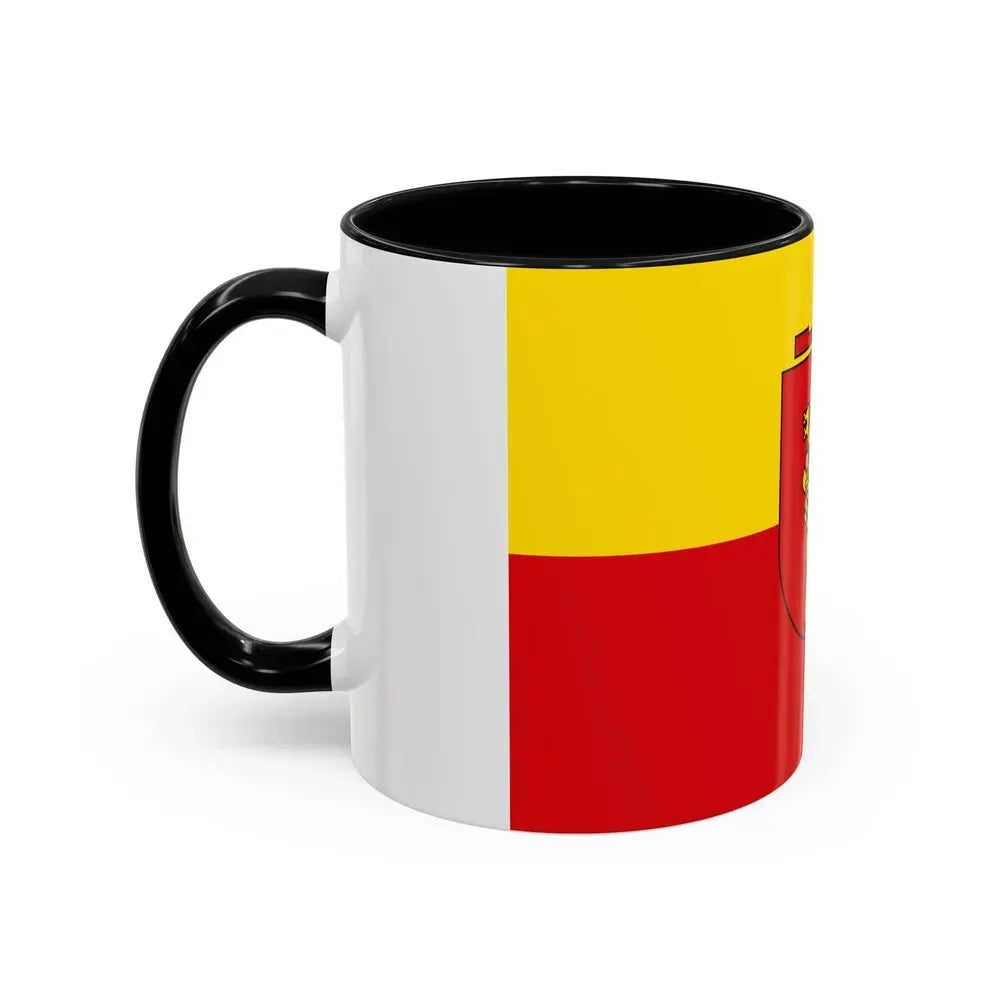 Flag of Trier Germany - Accent Coffee Mug - Go Mug Yourself