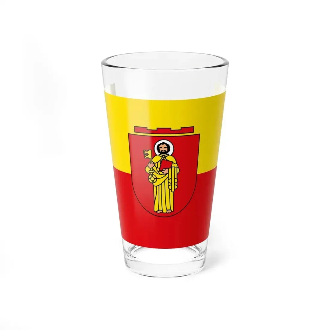 Flag of Trier Germany - Pint Glass 16oz 16oz - Go Mug Yourself