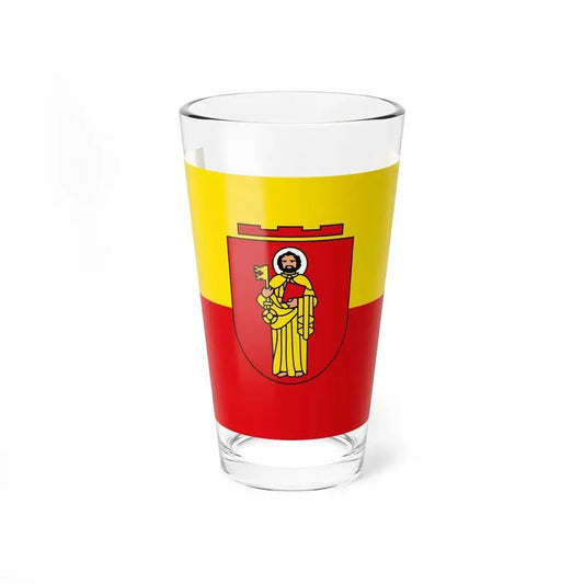 Flag of Trier Germany - Pint Glass 16oz 16oz - Go Mug Yourself