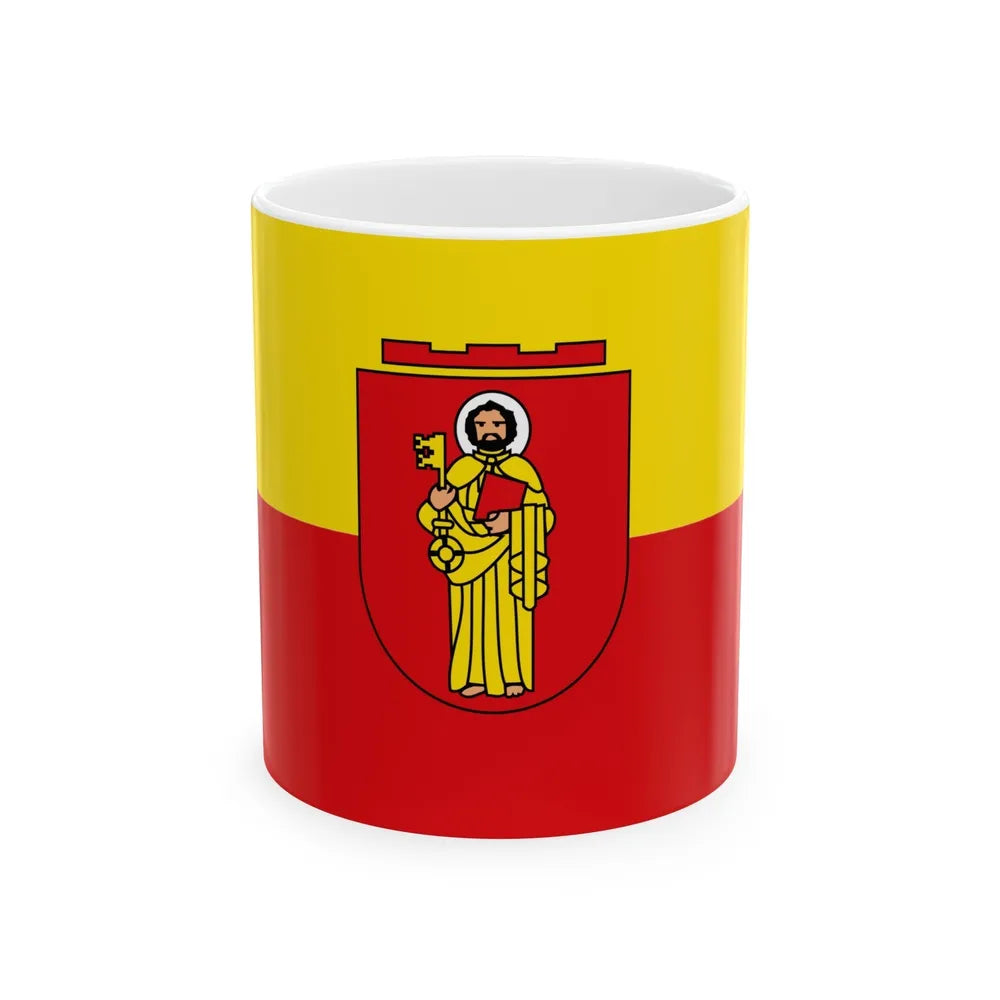 Flag of Trier Germany - White Coffee Mug-11oz-Go Mug Yourself