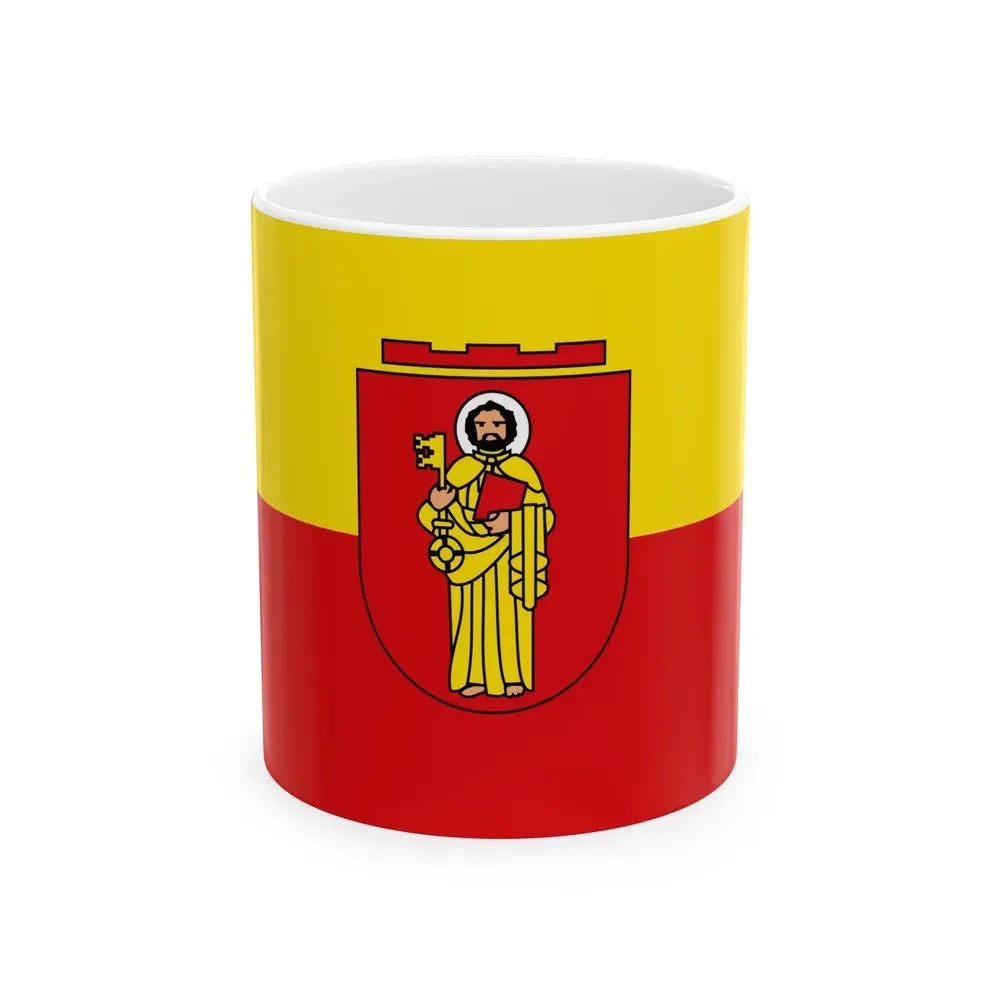 Flag of Trier Germany - White Coffee Mug 11oz - Go Mug Yourself