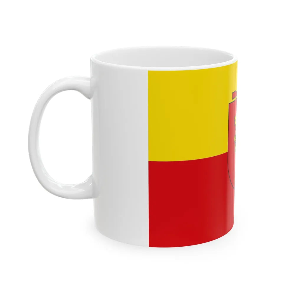 Flag of Trier Germany - White Coffee Mug-Go Mug Yourself