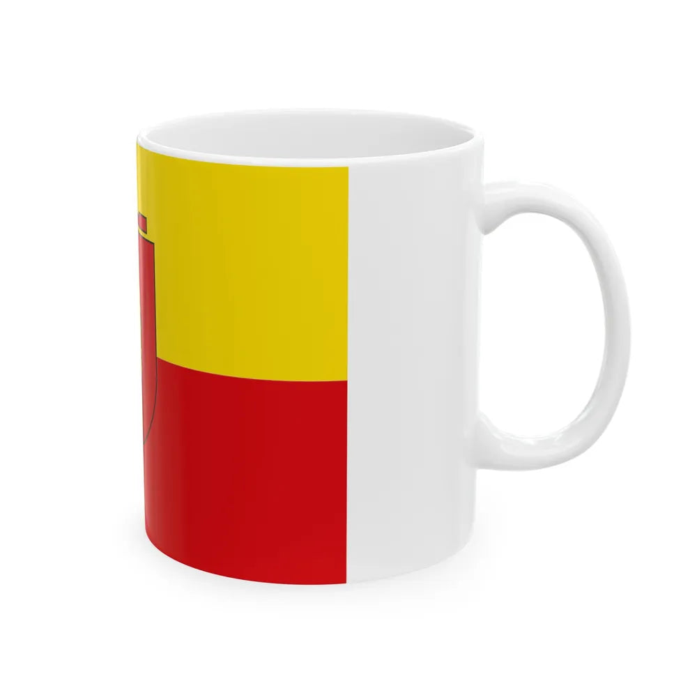 Flag of Trier Germany - White Coffee Mug-Go Mug Yourself