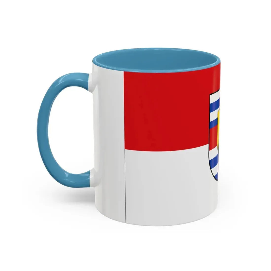 Flag of Trier Saarburg Germany - Accent Coffee Mug - Go Mug Yourself